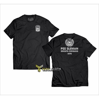 เสื้อยืดผ้าฝ้าย พิมพ์ลาย Distroultras BCS PSS SLEMAN COMBED 30S สําหรับผู้ชาย