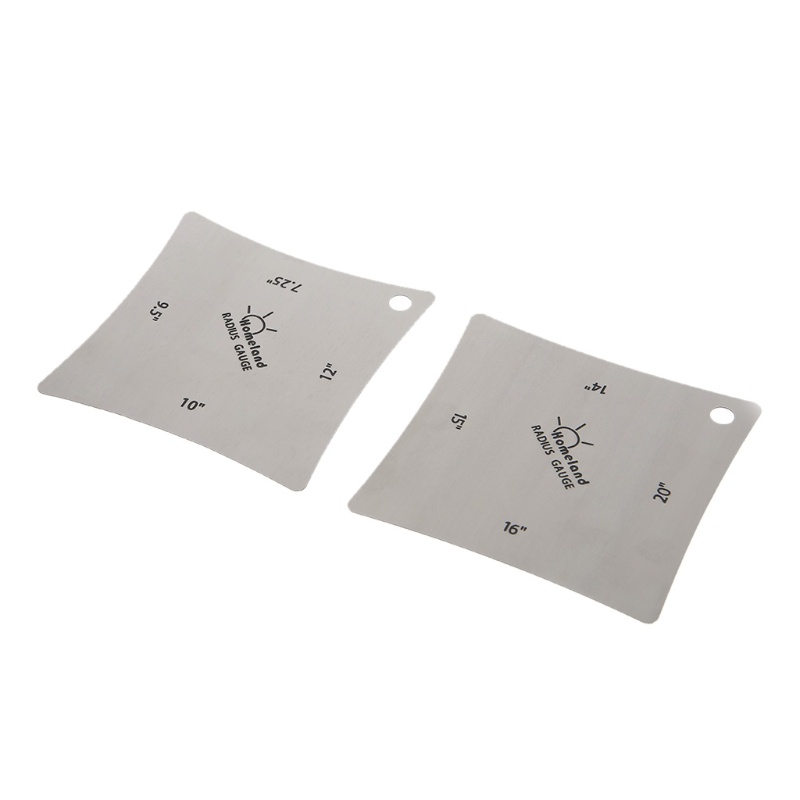 ESP 2pcs Guitar Radius Gauge Guitar Fretboard Measure Tool Accessory Parts ราคา ถูกที่สุด ดีลบีเคเค แกลเลอรีภาพที่ 3