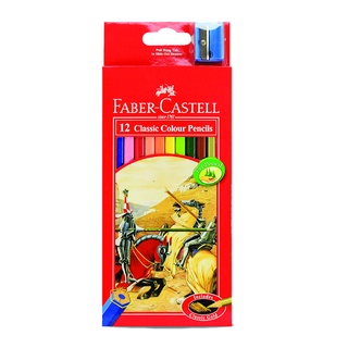 Faber Castell ดินสอสีไม้ อัศวิน 12 สี