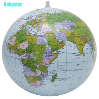 (Babystar) ลูกบอลชายหาด แผนที่โลก แผนที่โลก 38 ซม. สําหรับ