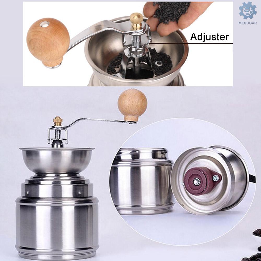 Ready Portable Manual Coffee Grinder with Adjustable Ceramic Burr ...