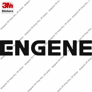 ENGENE LOGO 1 สติ๊กเกอร์ 3M ลอกออกไม่มีคราบกาว  Removable 3M sticker, สติ๊กเกอร์ติด รถยนต์ มอเตอร์ไซ