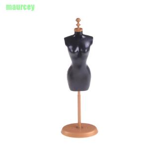 MA Black Mannequin Stand Model for Dolls Clothes Gown Dress Display Holder 25cm