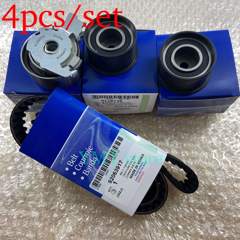 4PCSSet Engine Timing Belt Kit Tensioner For Buick Excelle 1.8 Epica ...