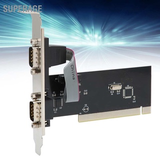 พอร์ตอะแดปเตอร์แปลง Superage Serial Rs232 Pci To Com 9`Pin Db9