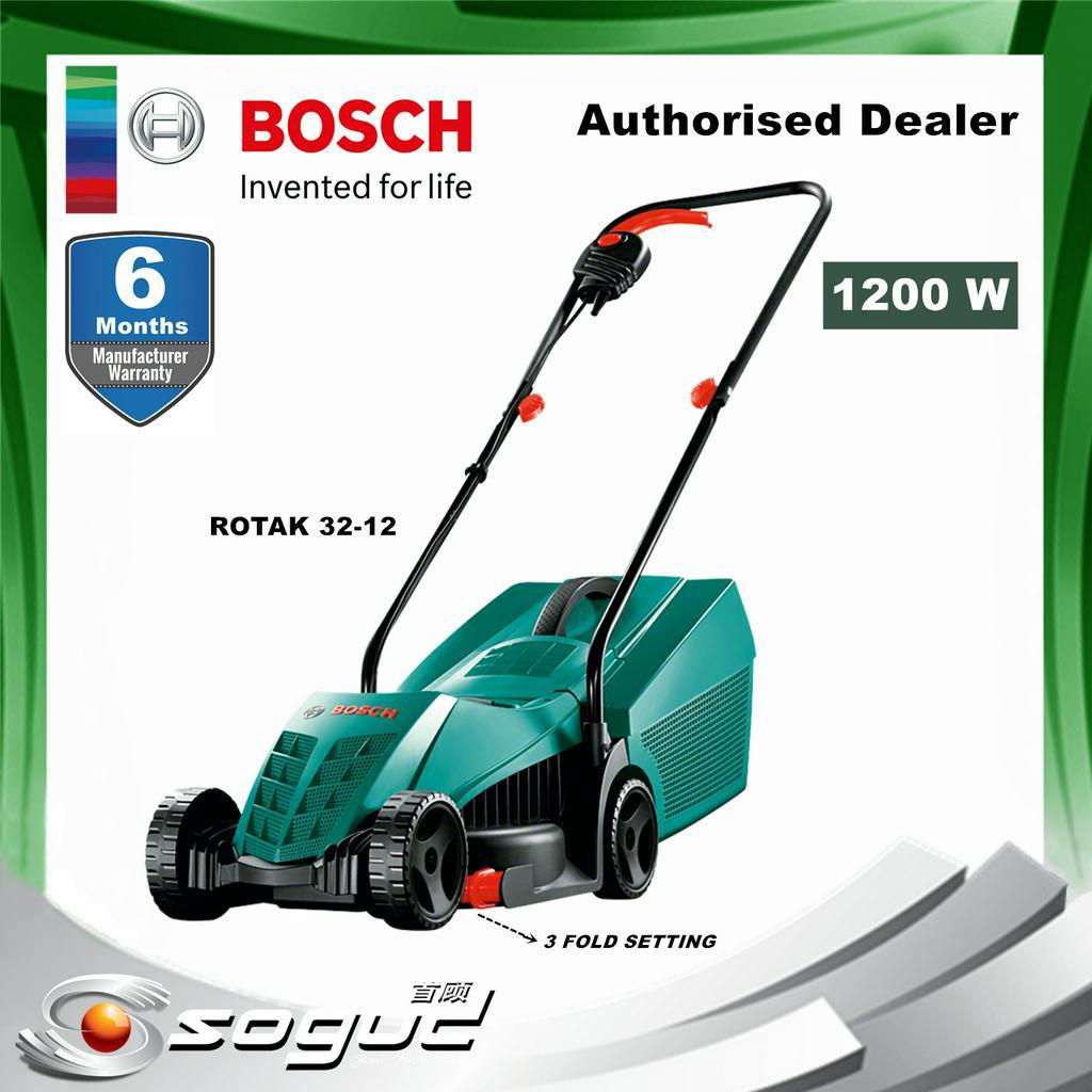 Bosch ROTAK32-12 เครื่องตัดหญ้าไฟฟ้า แบบใช้สาย ELEKTRIK MESIN POTONG RUMPUT (ROTAK 32 12) (GT 06008A6078)