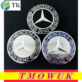 ฝาครอบดุมล้อรถยนต์ ขนาด 75 มม. สําหรับ BENZ CLA200 CLA250 C200 C250 C300 E250 A180