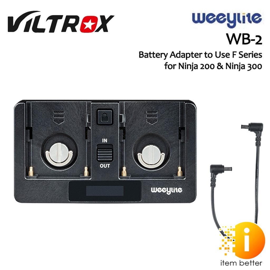 Viltrox Weeylite WB2 Battery Adapter for Ninja 200 &amp; Ninja 300 (แบตเตอรี่ adapter สำหรับ NINJA200 หรือ NINJA 300)