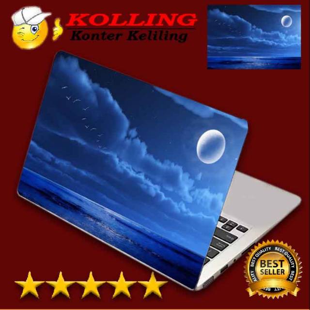 Garskin Laptop sea night Skin Laptop Sticker
