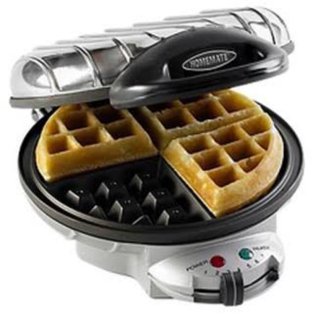 HOMEMATE เครื่องอบวาฟเฟิลกลม เครื่องทำวาฟเฟิล HOM-TSK2105B ของวีรสุ/VERASU