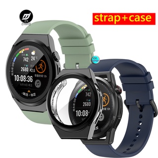 สาย huawei watch GT Runner สายนาฬิกา ซิลิดคน huawei GT Runner สาย สายรัดข้อมือกีฬา เคส huawei watch GT Runner เกราะป้องกัน เคสกันรอยเต็มจอ