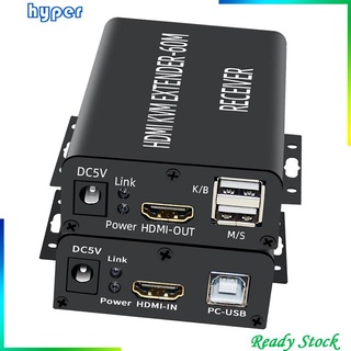 HDMI KVM Extender 60M Transmitter Receiver Plug Type UK