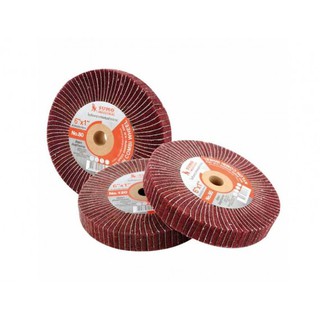 ลูกขัดใยสังเคราะห์ผสมผ้าทราย 6”x1” No.120 (น้ำตาลแดง) SUMO