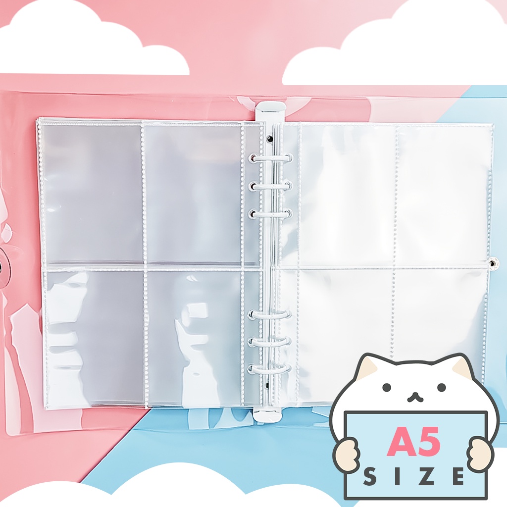 ซองใส่การ์ด Photobook / Sticker Book เสียบแพลนเนอร์ 6 รู ทำ Photo Album ขนาด A5 Planner Card Refill Insert mimisplan