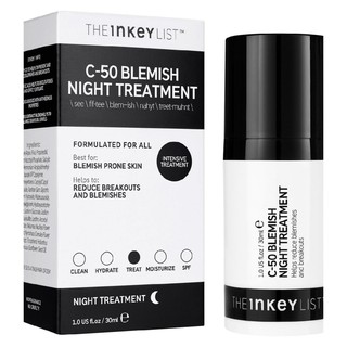 พร้อมส่ง THE INKEY LIST C-50 blemish night treatment 30ml