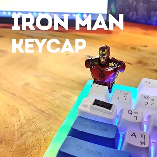 ส่งฟรี Keycap Ironman คีย์แคป ส่งจากไทย เรซิ่น