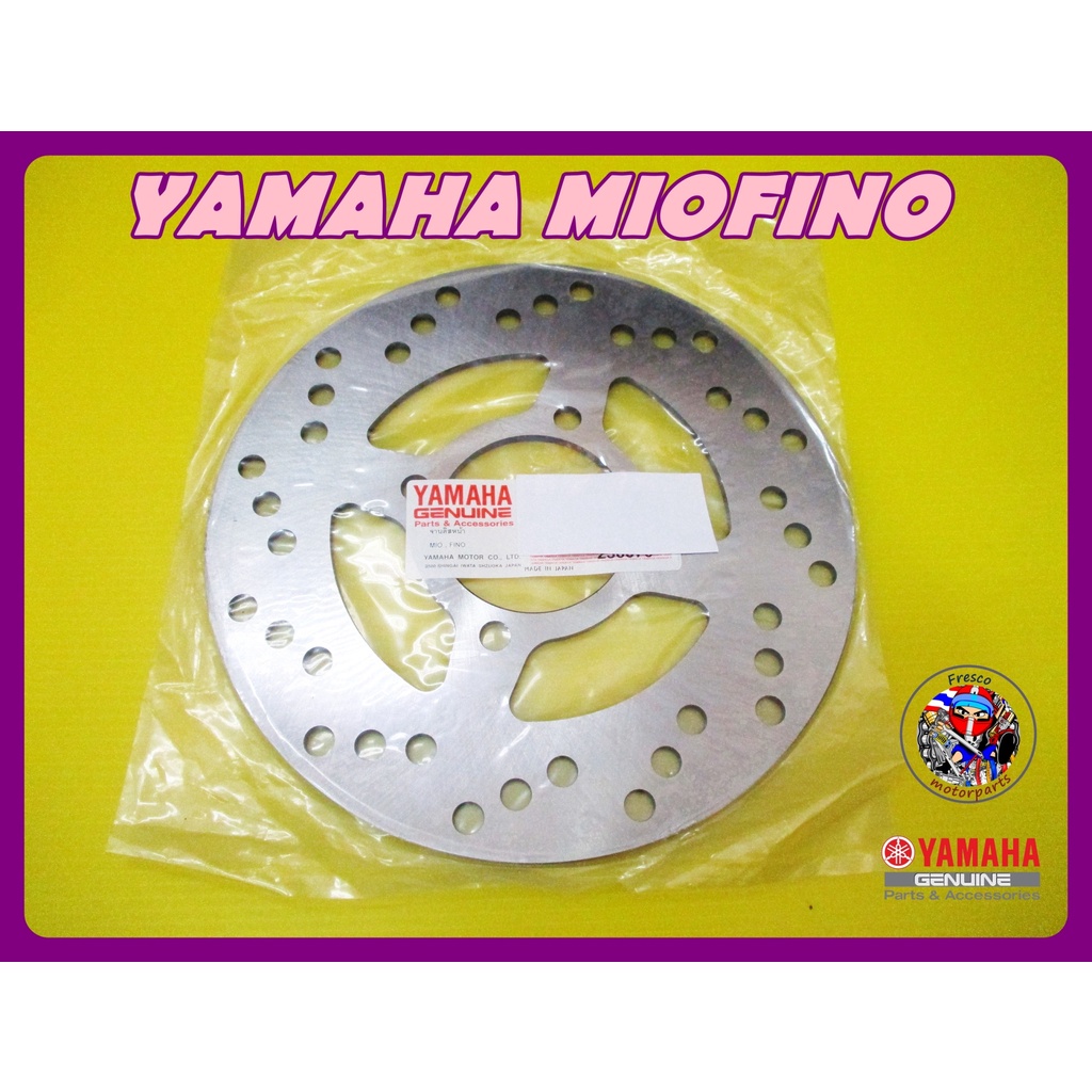 จานดิสเบรคหน้าแท้  - YAMAHA รุ่น MIO FINO (4รู) Disc Brake Genuine Parts