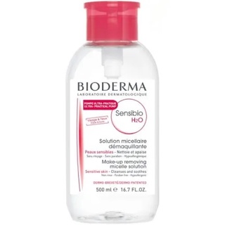 ❤️Love Sale❤️ Bioderma Sensibio H2O Solution Purifying Cleansing - Sensitive skin น้ำยาเช็ดเครื่องสำอาง 500 ml.