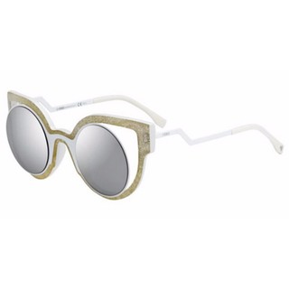 Fendi แว่นกันแดด Fendi - PARADEYES FF 0137/S สีขาว(Grey White)