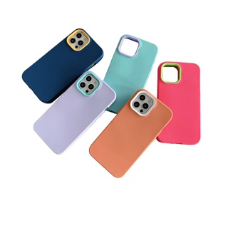 เคสมือถือ TPU กันกระแทก สีสันสดใส สำหรับ iPhone 7 8plus X XR XS Max 11 12 13 Pro Max