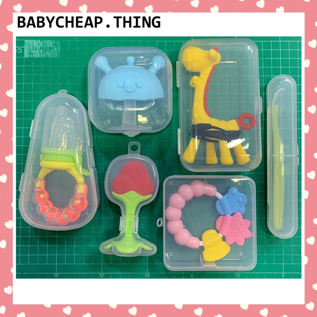 กล่องใส่ยางกัด (Ab25) – ** กล่องเปล่าๆ ❌ไม่มียางกัด❌ ** กล่องสำหรับใส่ยางกัด และของเล่น