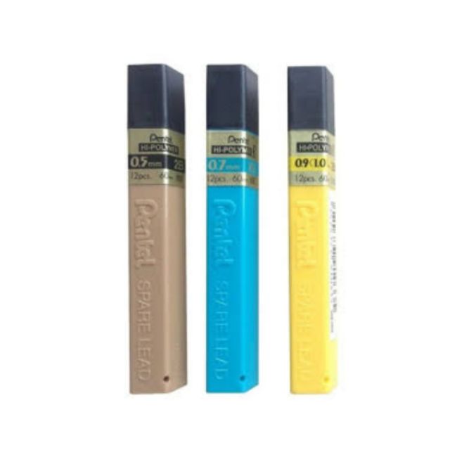 ไส้ดินสอกด pentel 0.3, 0.5, 0.7, 0.9