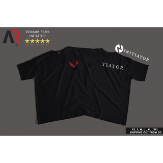 เสื้อครอปสายฝอ - AR Tees Valorant บทบาทผู้ริเริ่มเสื้อเชิ้ตที่กําหนดเองเสื้อยืด Unisex สําหรับผู้หญ