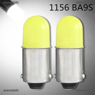 【shellth】ไฟเลี้ยวถอยหลัง Led 1156 BA9S P21W COB 12V สําหรับรถยนต์ 2 ชิ้น