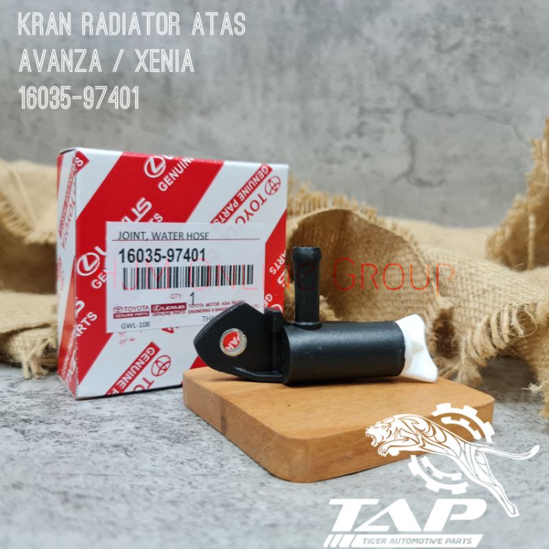 TOP RADIATOR LID FAUCET - JOINT WATER HOSE AVANZA FENIA RUSH TERIOS