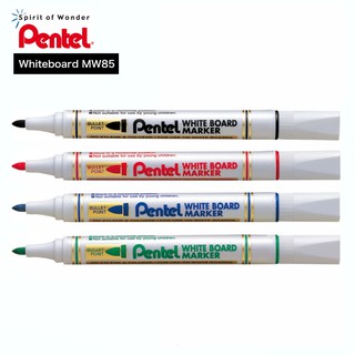 Pentel Whiteboard ปากกาไวท์บอร์ด เพนเทล MW85 หัวกลม