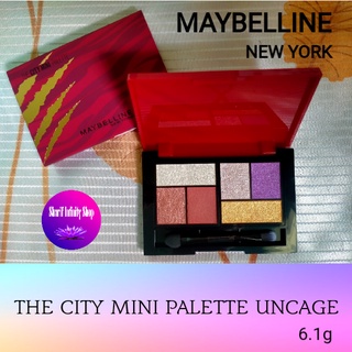 [Limited Edition]เมย์เบลลีน เดอะ ซิตี้ มินิ อายแชโดว์พาเลทท์ 6.1กรัม / MAYBELLINE THE CITY MINI EYESHADOW PALETTE UNCAGE