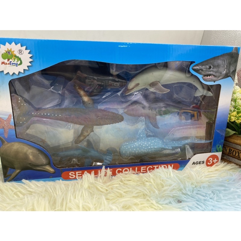 🌈ของเล่น ของเล่นเด็ก ปลาทะเล ปลายาง ปลาทะเลลึก ปลาโลมา ปลาฉลาม ปลาวาฬ ปลา - รูปที่ 4
