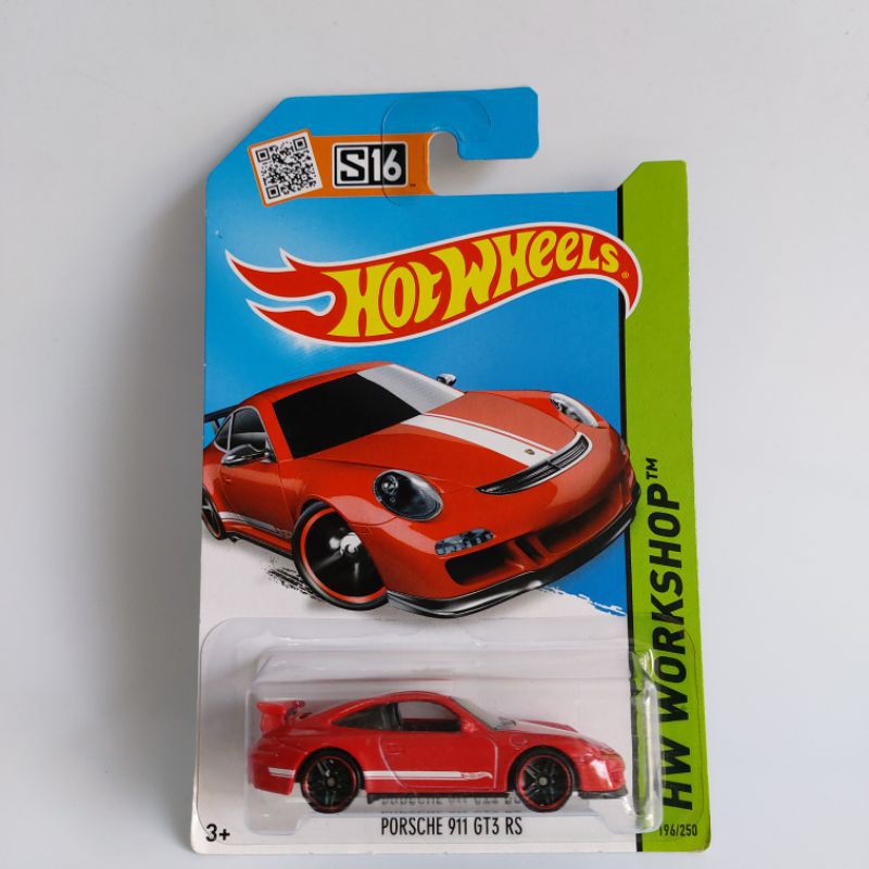 รถเหล็ก Hot wheels PORSCHE 911 GT3 RS สีแดง (ib015)