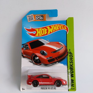 รถเหล็ก Hot wheels PORSCHE 911 GT3 RS สีแดง (ib015)