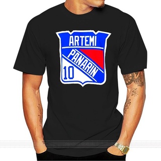 เสื้อยืด พิมพ์ลายโลโก้ Artemi Panarin Rangers Ranger York Nyr ขนาดใหญ่ สําหรับผู้ชาย