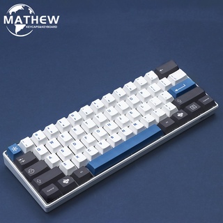 Arctic keycaps Cherry Profile 139keys PBT คีย์บอร์ดเชิงกล 61 68 71 84 87 100