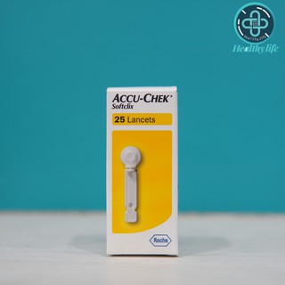 Accu-check Softclix เข็มเจาะปลายนิ้ว แอคคิว-เช็ค ซอฟคลิก  1 กล่อง (25 ชิ้น)