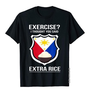 GILDAN 【Chic Tops】เสื้อยืดผ้าฝ้าย 100% พิมพ์ลาย Filipina Filipino Food Joke Rice Philippines สไตล์เรียบง่าย สําหรับผู้ชา