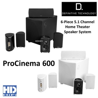 Definitive Technology ProCinema 600 Home Theater Speaker System 5.1 Channel