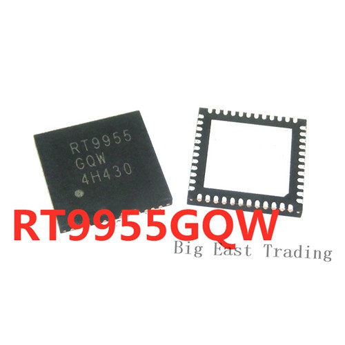2 ชิ้น RT9955GQW QFN-48 RT9955 QFN LCD แผงควบคุมเชื่อม,รับประกันคุณภาพ