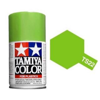 TAMIYA 85022 TS-22 LIGHT GREEN  สีสเปรย์ทามิย่า พ่นโมเดล