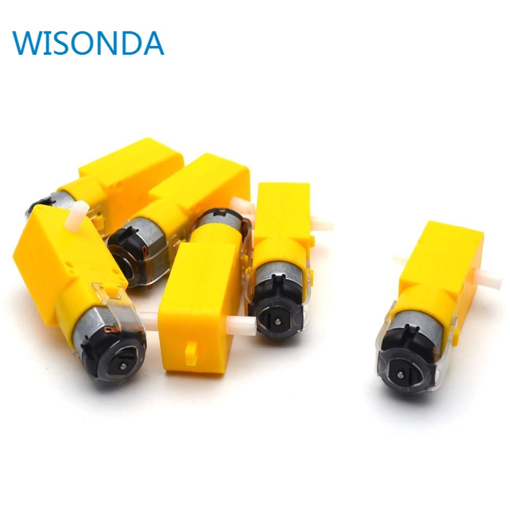 Tt มอเตอร์ 130motor Smart Car Robot Gear Motor สําหรับ Arduino DC 3V-12V DC Gear Motor