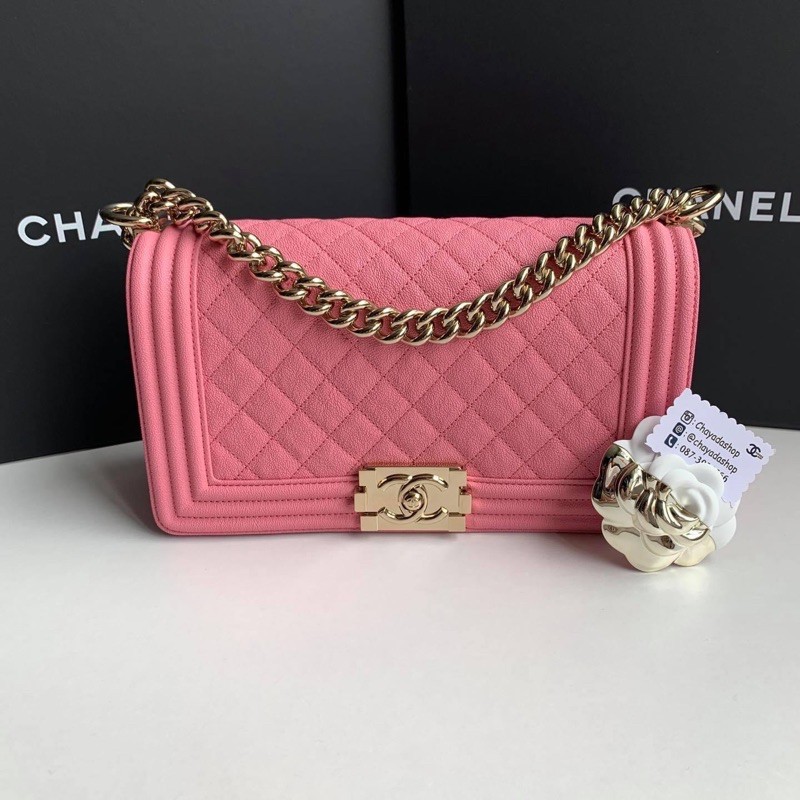 chanel boy 10 caviar