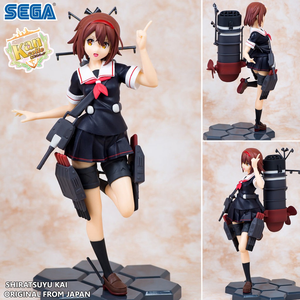 Model Figure งานแท้ Original Kantai Collection Kancolle คันไตคอลเลกชัน เรือรบ โมเอะ คังโคเระ Shirats