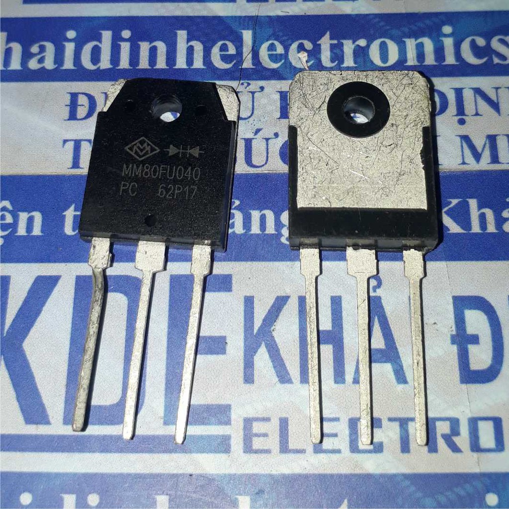 DOUBLE PULSE DIODE MM80FU040 MM80FU040PC 80A400V เครื่องเชื่อมอิเล็กทรอนิกส์ DIODE kde4142