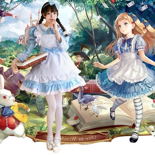 cp117.1ชุดอลิซ(ปลอกแขนถอดได้)ชุดอลิซในแดนมหัศจรรย์ Alice in Wonderland