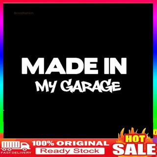 Wx_made In My Garage สติ๊กเกอร์ติดรถยนต์รถจักรยานยนต์