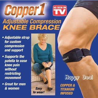 Copper 1 สายรัดหัวเข่า ลดการอักเสบเส้นเอ็น​