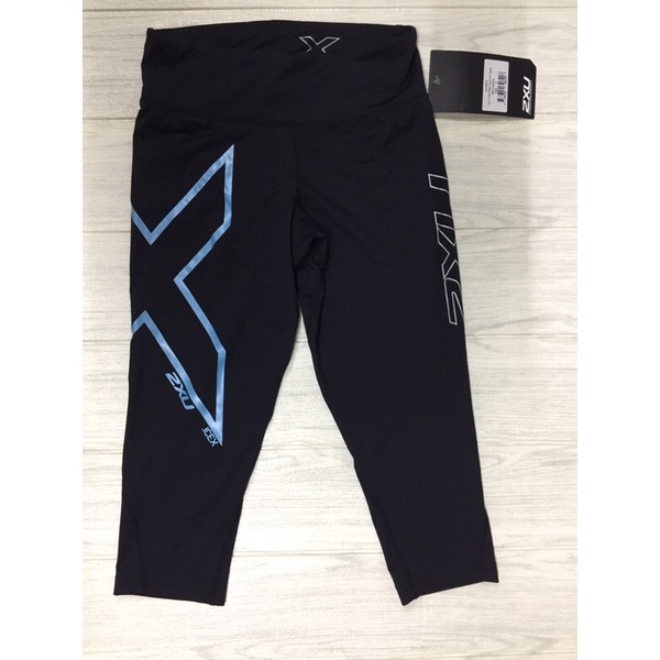 (ของแท้) 2XU กางเกงรัดกล้ามเนื้อสำหรับผู้หญิง ยาว 3/4 รุ่น ICEX 2XU women's mid-rise compression 3/4