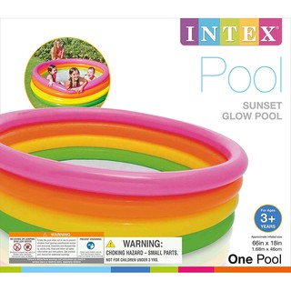 Toys R Us Intex อินเท็กซ์ สระน้ำเป่าลม ซันเซ็ต โกลว์(844462)